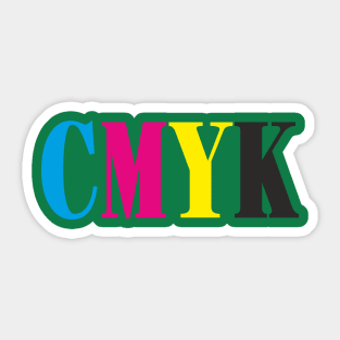 CMYK Sticker